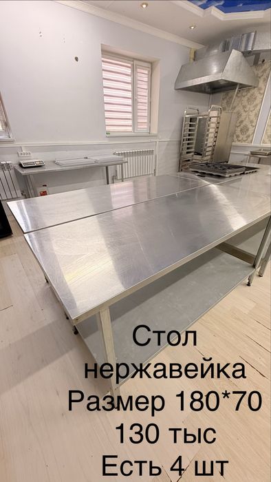 Столы нержовейка  для общепита стеллажи