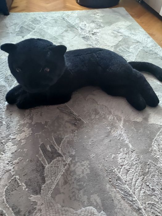 Pantera neagra din pluș, mărime XL , 65 cm