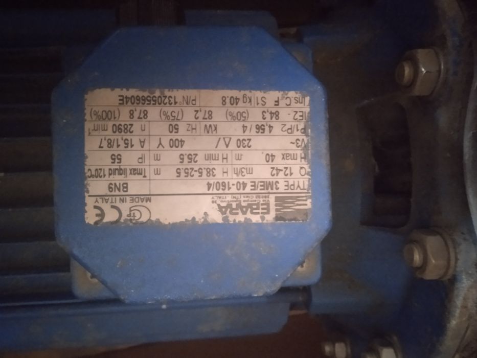 Насос центробежный моноблочный