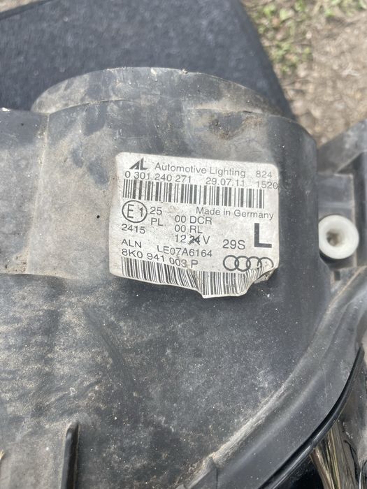 Фар Ауди А4 B8 Audi A4 B8 Xenon