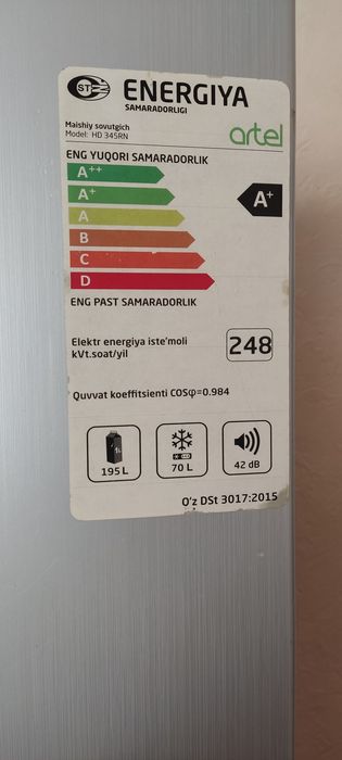 Artel xolodilnik