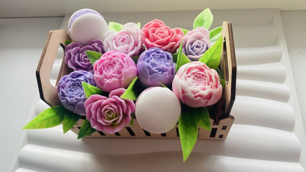 Букеты и композиции из мыла