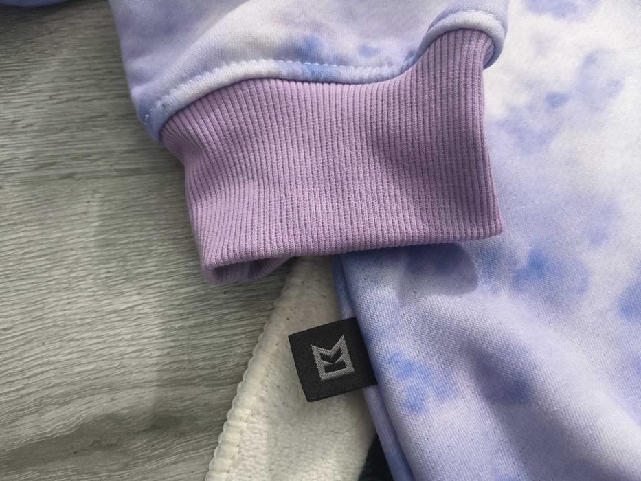 bluza krack brand tie dye purple L
