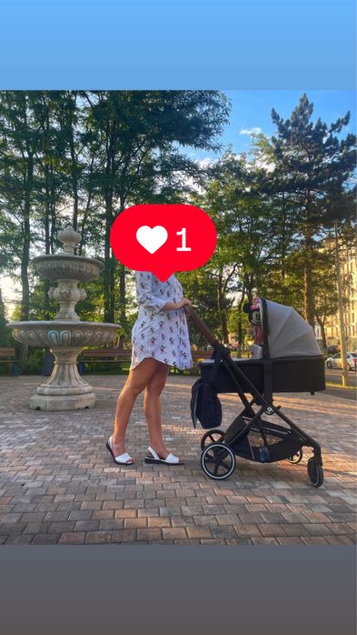 căruț Coccolle Saliera 3 în 1 + scoică auto Joie i-Snug 2