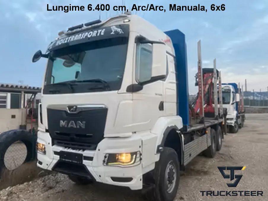 MAN TGS 33.510 | Euro 6d | Retarder | 6x6 | Manuala | Macara Penz 15Z Avans leasing de la 30% : MAN TGS 33.510 E6d Retarder Arc/Arc 03/2021