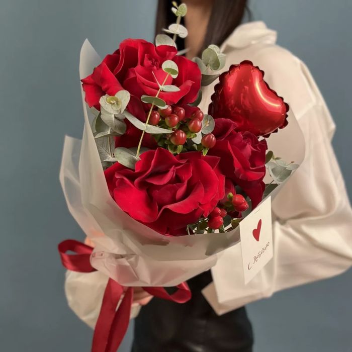 Букеты на день Святого Валентина