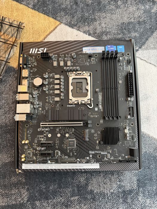 Placă de bază MSI PRO B760M-P, Socket LGA1700, DDR5, PCIe 4.0, cutie originală