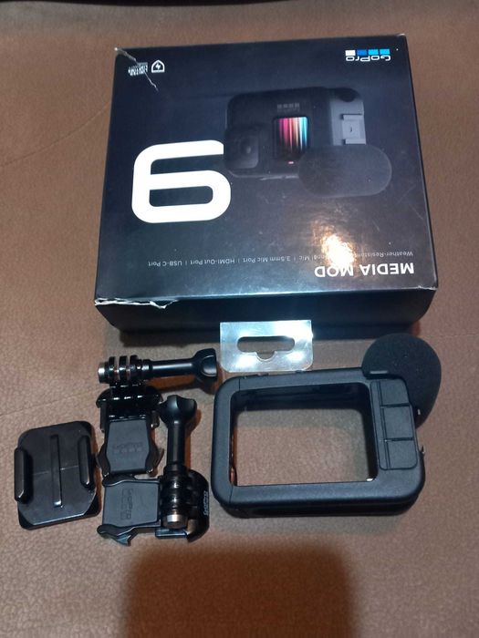 GoPRO HERO 9 media mod carcasa multimedia nou la cutie