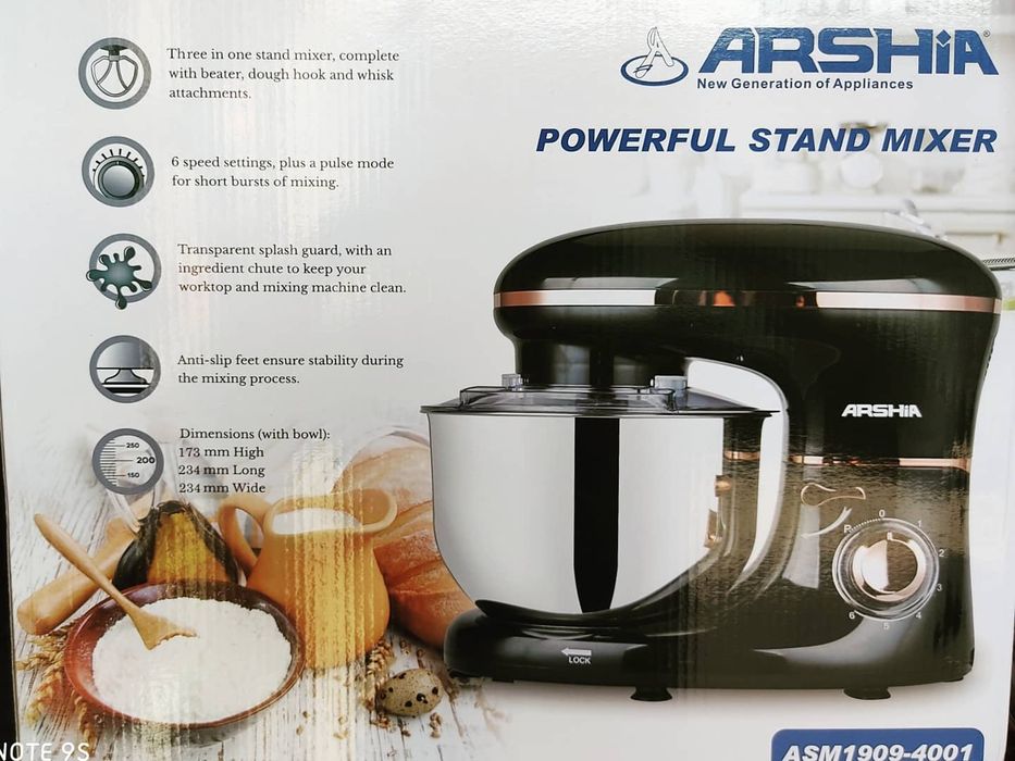 Супер акция! Миксер с чашкой Mikser Планетарной миксер Arshia 4001