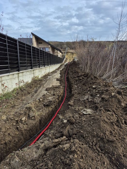 Execut lucrări de canalizare si apa