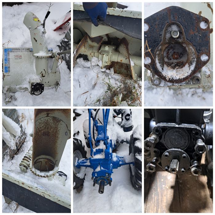 Freza de Zăpadă si lama  de împins  adaptabil  pt. Motocositoare  Bcs