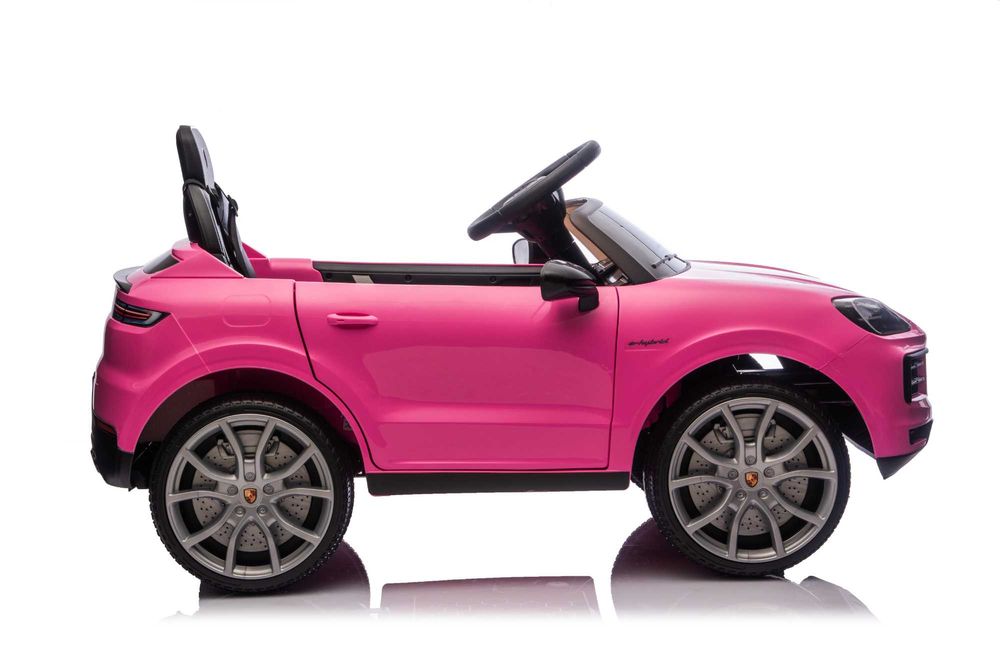 Masinuta electrica Porsche Cayenne 2x35W 12V scaun tapitat Pink
