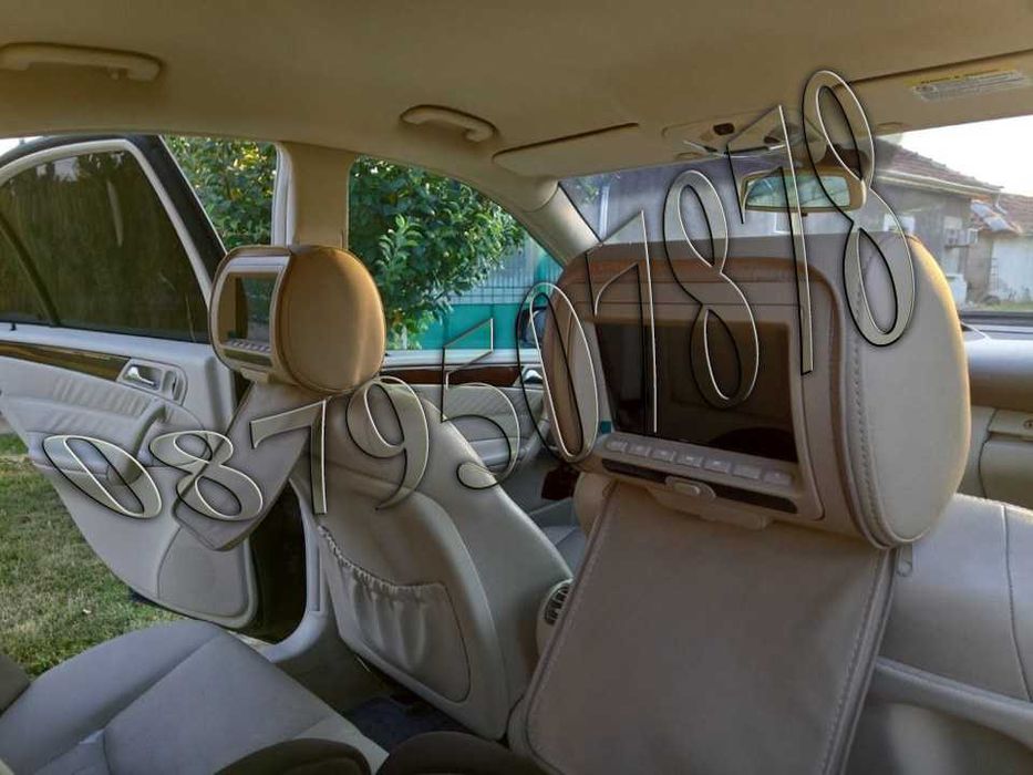 Подглавници за кола DVD 2 БРОЯ 7 инча с дигитален HD LED Монитор с цип