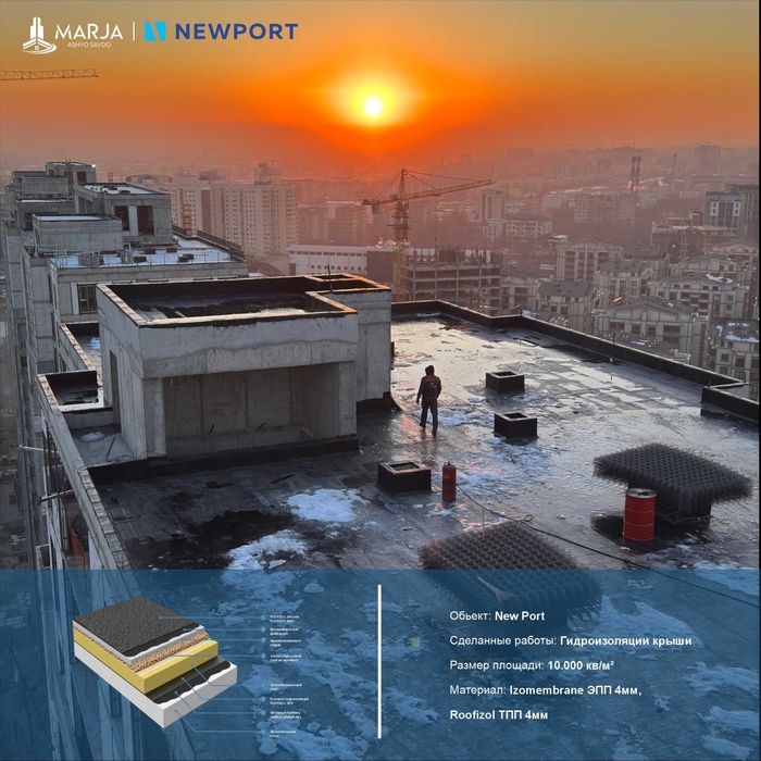 Ремонт и Кровля крыши,Гидроизоляция, Tom tamirlash