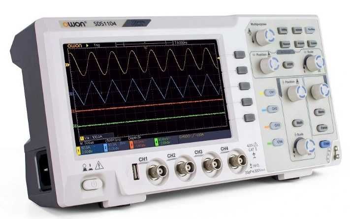 OWON SDS1104 Osciloscop 100MHz Banda, 4-Canale 1GS/s Sample Rate