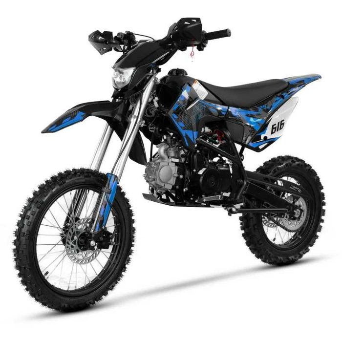 Motocicleta Cross/Enduro copii, XTR 616, 125cc, roti 14/17, cu far