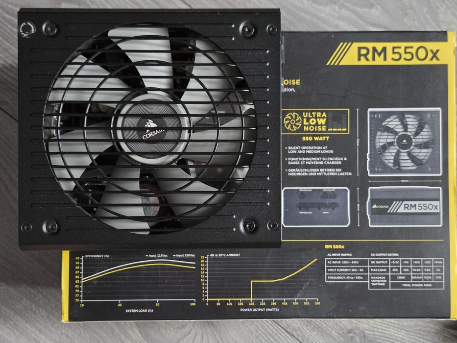 Sursa ATX Corsair RM550x, 80 PLUS Gold, Full Modulara
