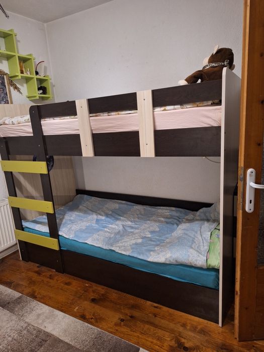 Двуетажно легло за матраци 90х200