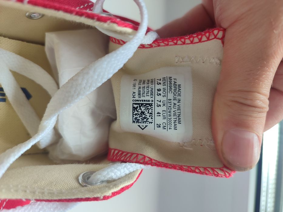 Кеды Converse, оригинал, красные