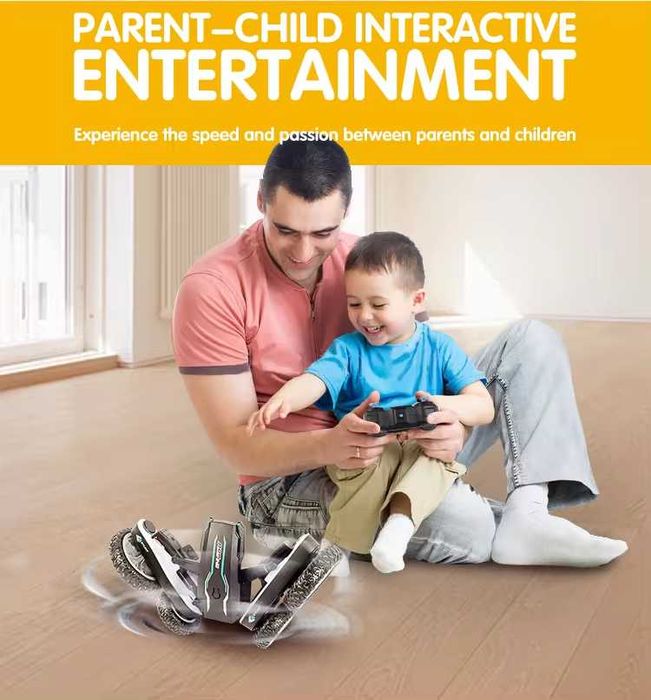 Машинка на пульте радиоуправления,  кручение на 2 колесах