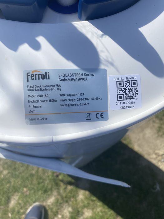 Boiler electric ferroli