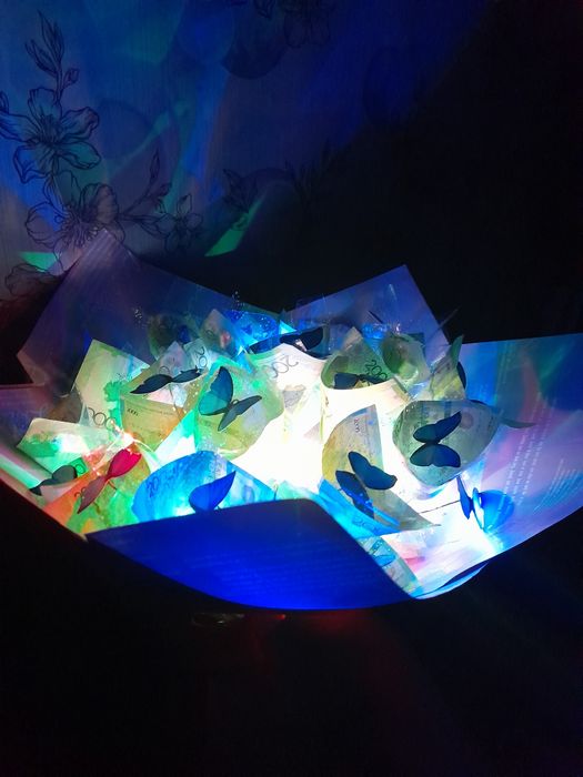 Букет из бабочек 4000тг