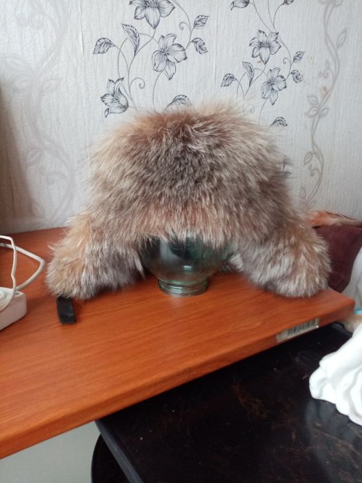 Шапка малахай 100 %кожа и мех