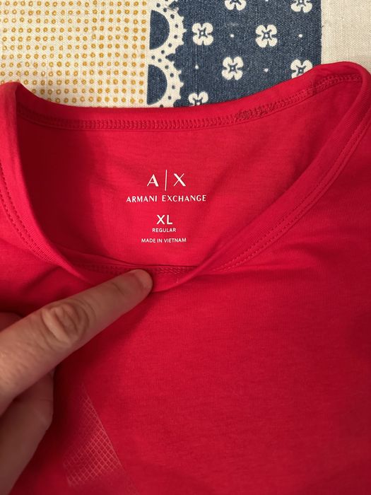 Tricou subtire din colecția Armani Exchange original