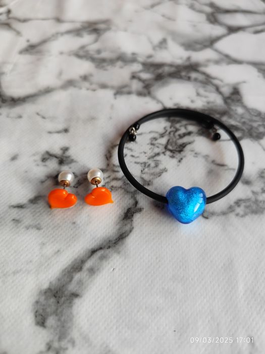 Комплект гривна и обеци