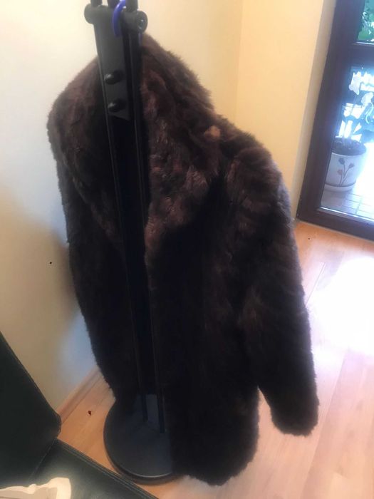 Haina de dama, din blana naturala, noua