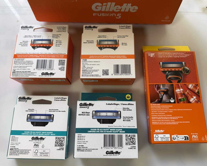 Нови ОРИГИНАЛНИ ножчета Gillette Fusion5 и Mach3