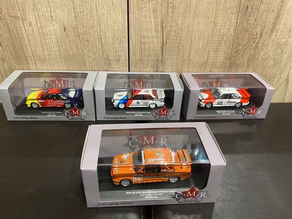 CMR BMW M3 (E30) machetă auto scara 1:43 an 1991 1992 DTM rally