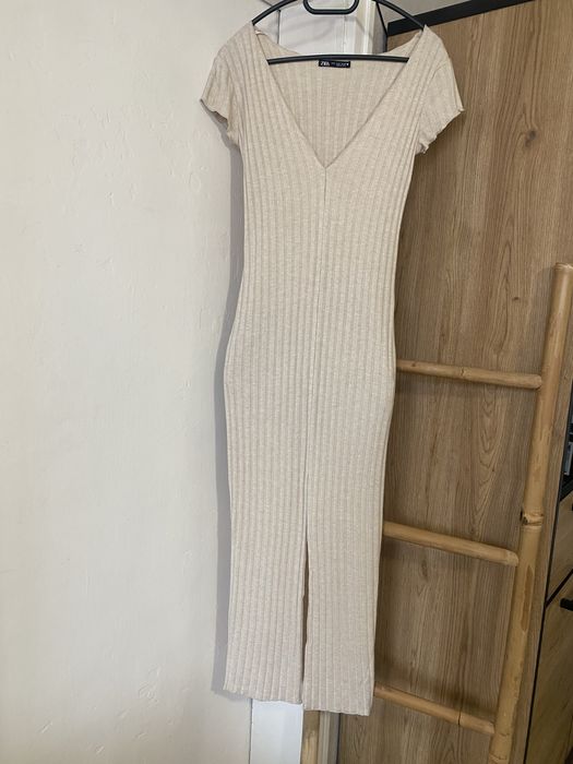 Zara дамска дълга рокля