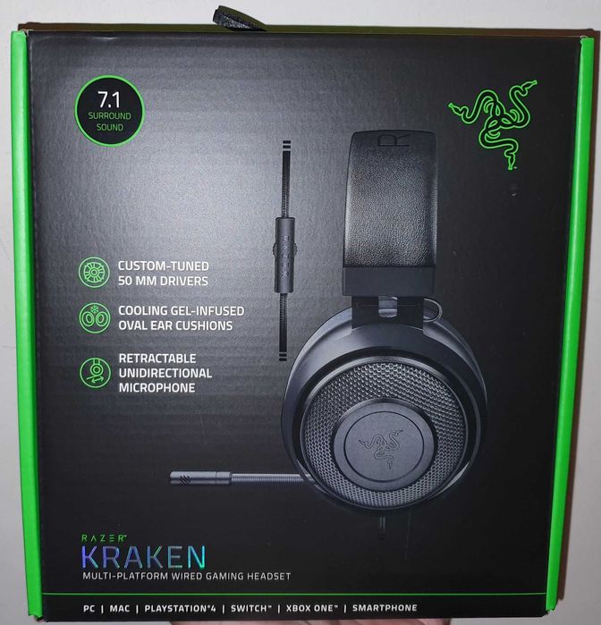 Casti Gaming Razer Kraken RZ04-02830100-R3M1 cu fir PS4 Xbox One PC Sigilat Nou