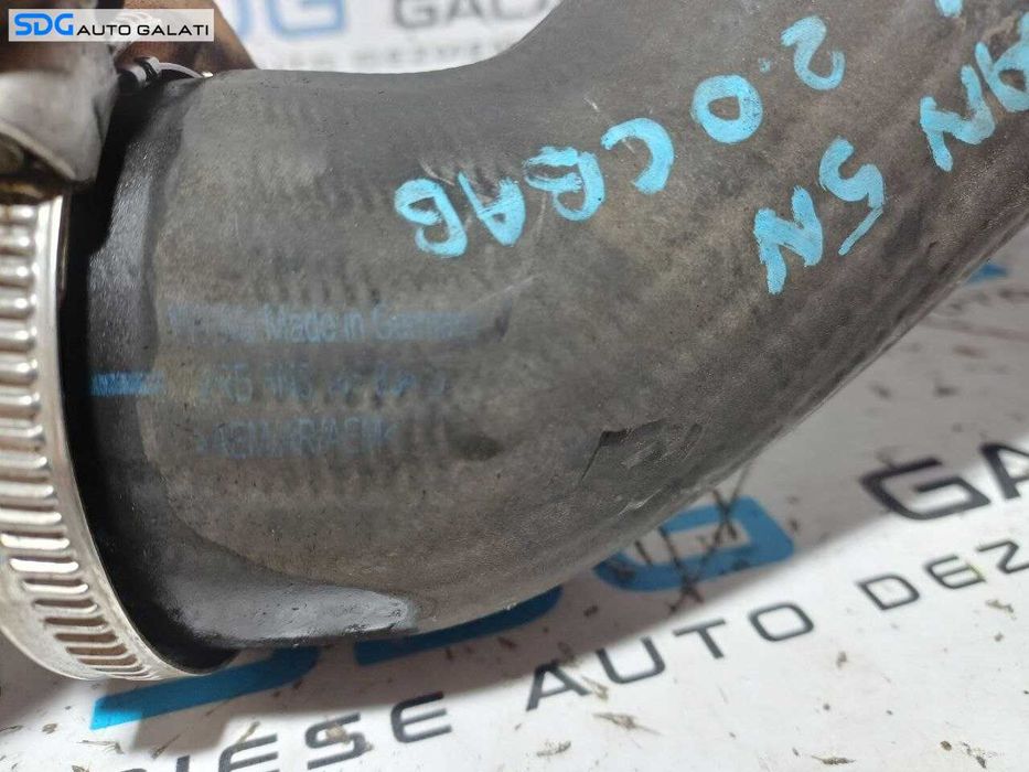 Furtun Tubulatura Intercooler Volkswagen Tiguan 5N 2.0 TDI 2007 - 2016 Cod 5N0145834G [GB0030]