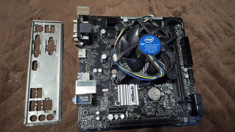 Материнская плата + проц