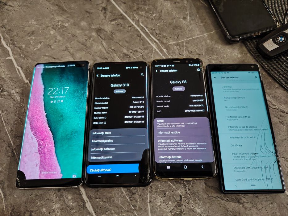 Samsung s8 S10 S10+și Sony
