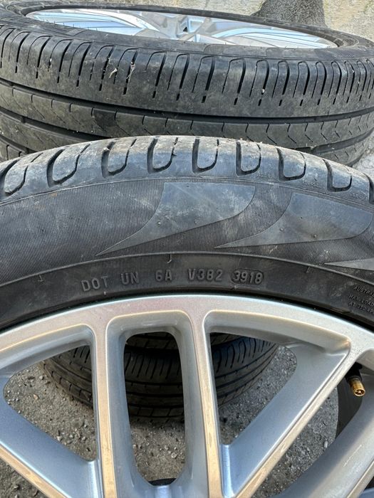 Vând jante originale Audi Q5 255/45/20 cu anvelope de vara în stare perfectă