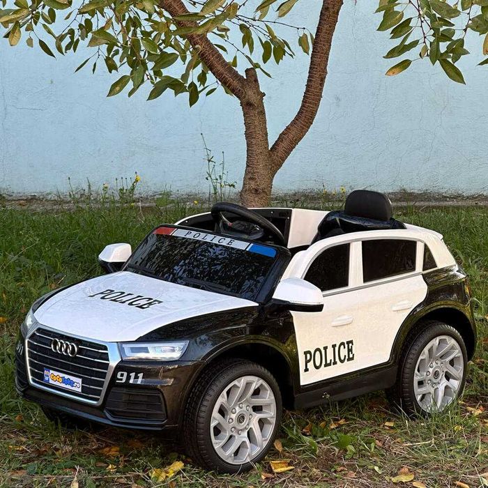 Masinuta electrica pentru copii Audi Q5 politie ! Nr auto personalizat !