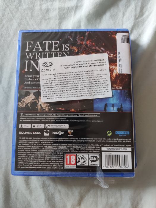 Joc PS5 Final Fantasy XVI nou sigilat
