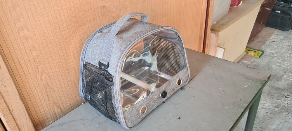 Geantă transport păsări / Transportor papagali / cuşcă portabilă