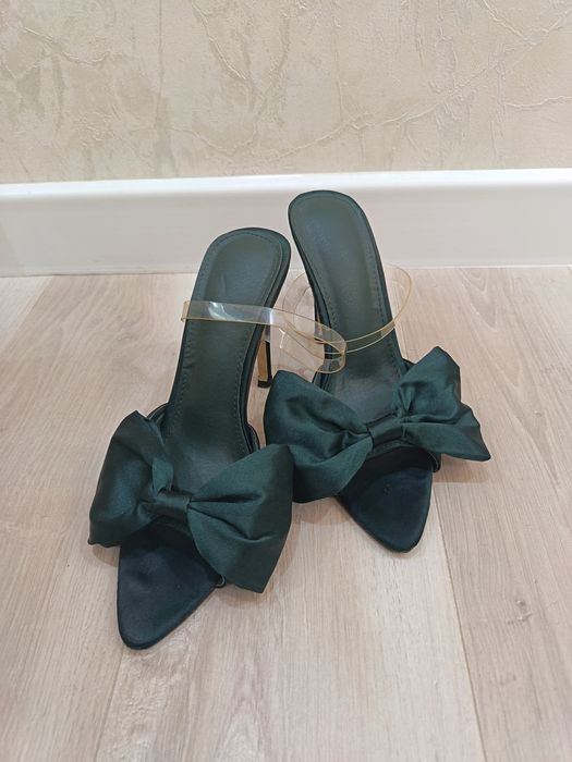 Нарядные шлёпки 10см шпилька