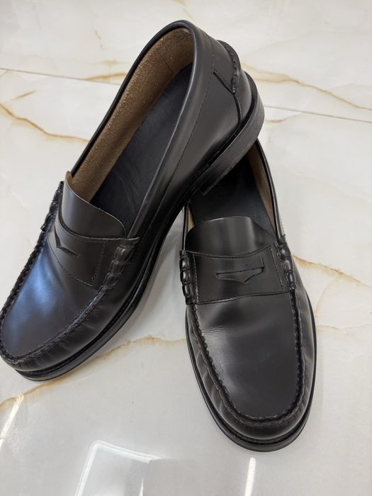 Massimo dutti Кожанные лоферы с планкой