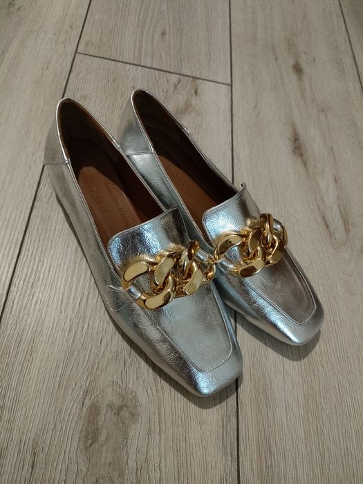 Лоферы женские кожанные