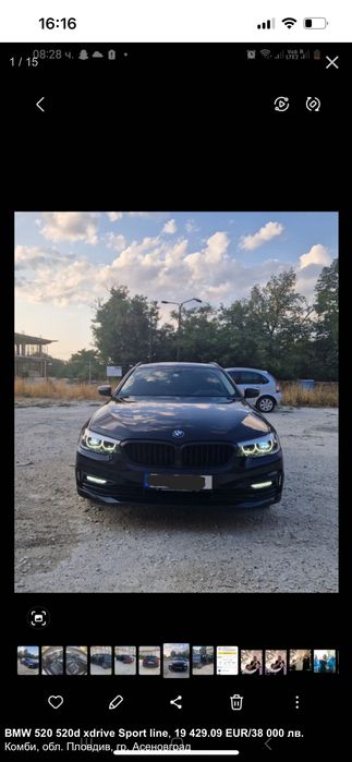 BMW 520d xdrive Sport line