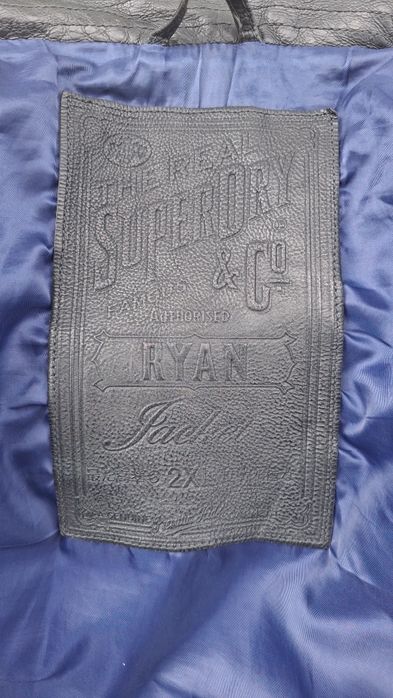 Geaca piele SUPERDRY