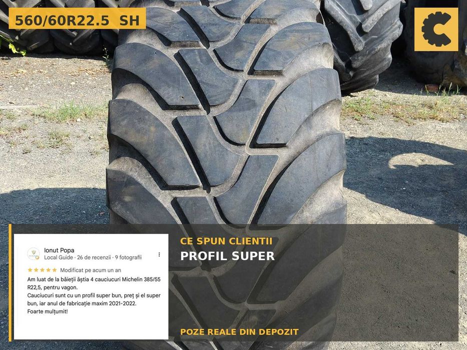 Cauciucuri 560/60R22.5 Mitas Anvelope Remorca Cisterna SH LIVRARE