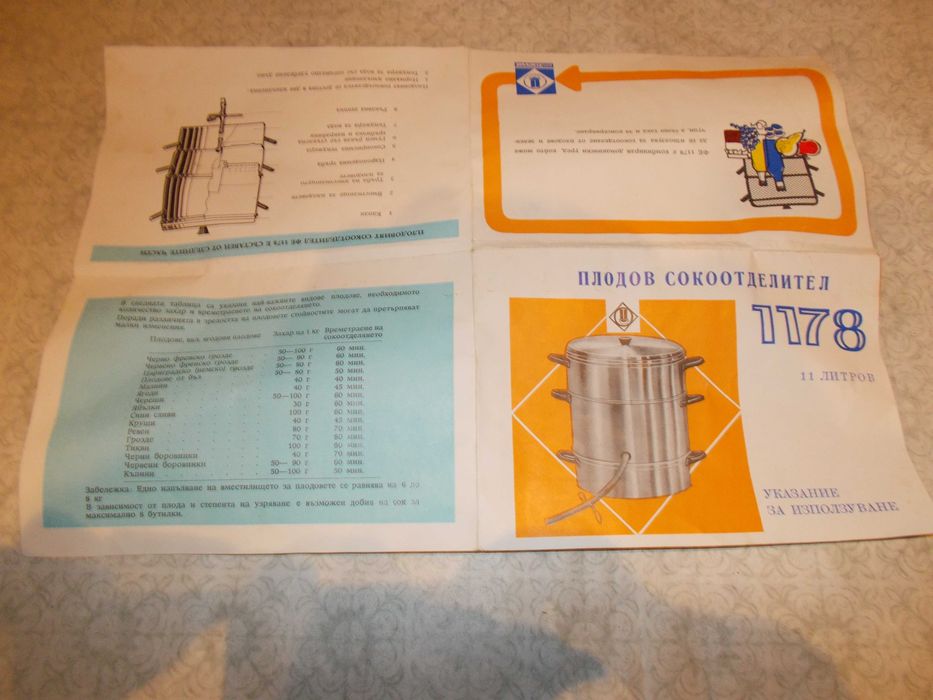 Плодов сокоотделител от едно време
