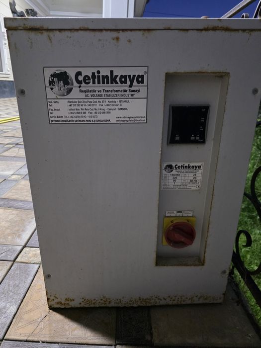 Стабилизатор напряжения Cetinkaya 25 кВА (Турция)