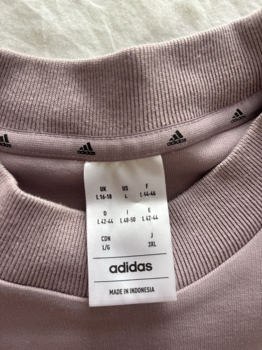 Лилав дамски суичър-Adidas